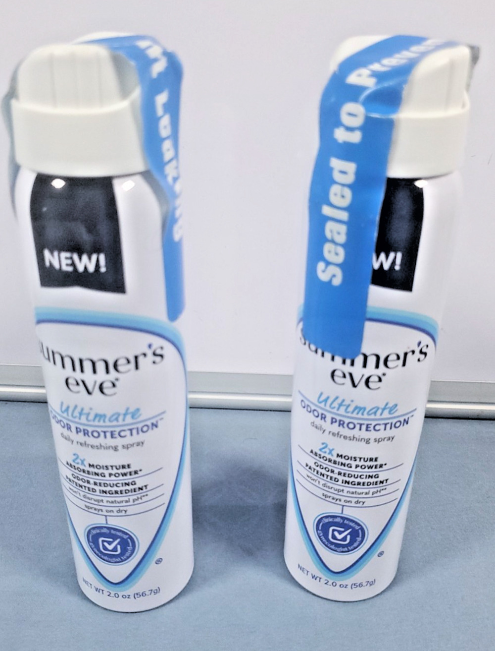 Lot of 2 Summer's Eve Ultimate Odor Protection Feminine Spray 2 oz Sealed New